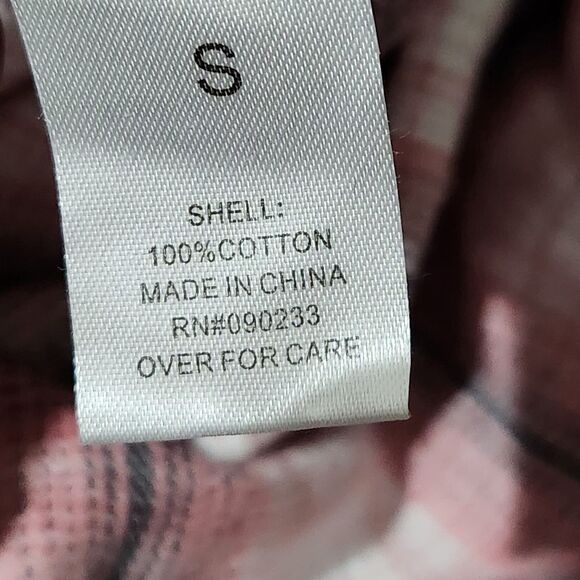 Pacsun Hoodie Sweater For Women Size Small Pink Front Buttons - Picture 10 of 11